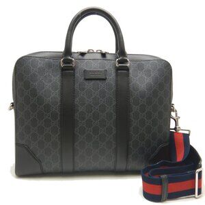GUCCI Authentic Black Canvas Bag